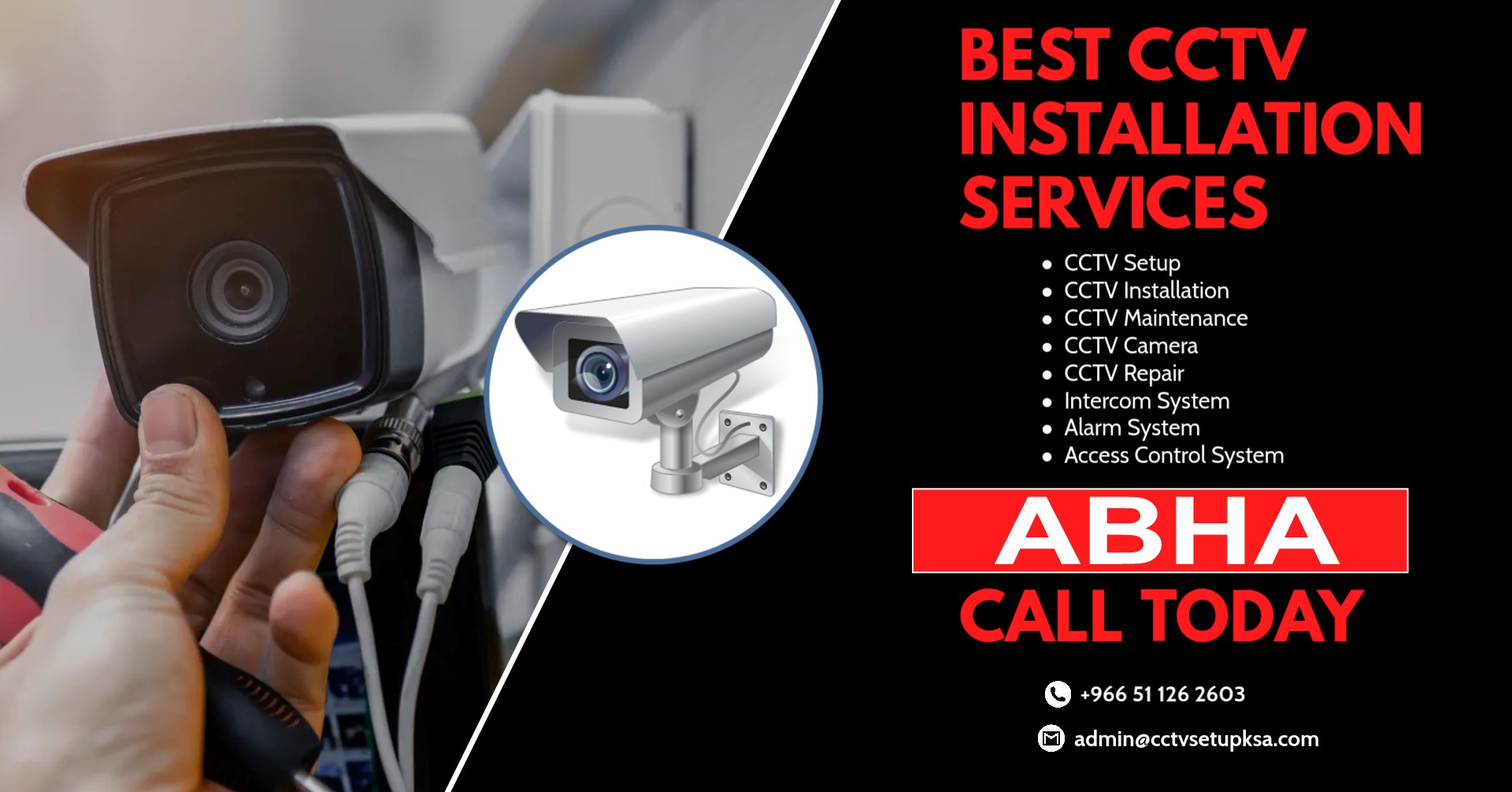 cctv installation in abha