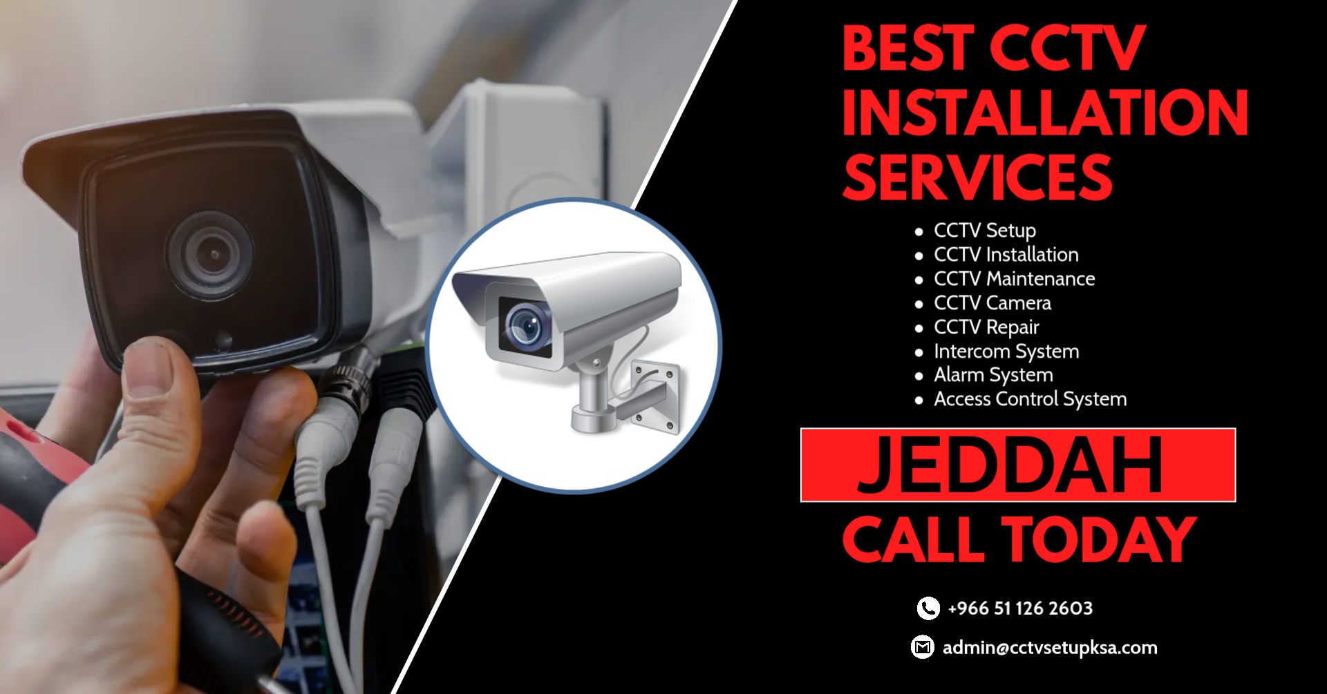 cctv installation in jeddah